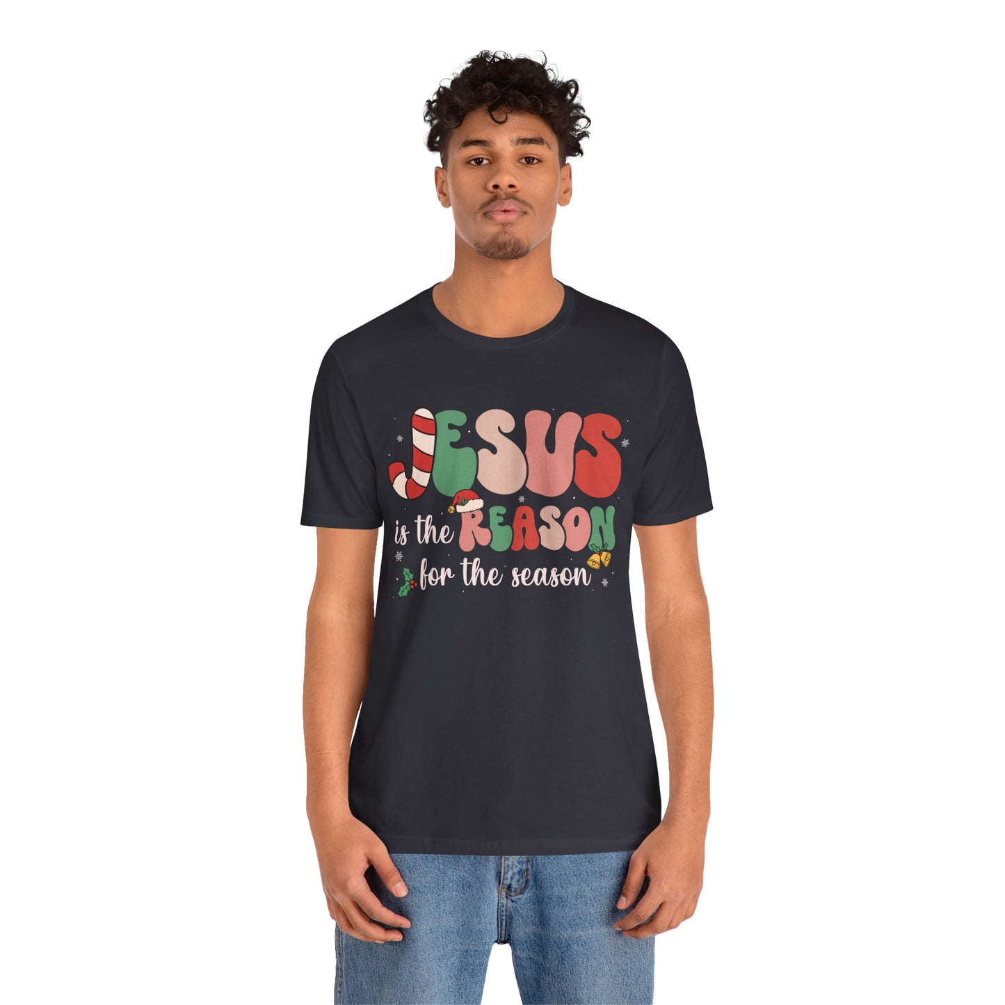 Retro Groovy Jesus Christmas Shirt – Vintage Christian Faith Holiday Tee