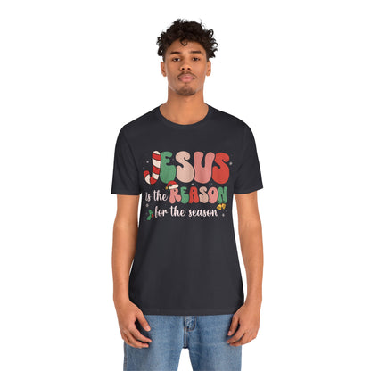 Retro Groovy Jesus Christmas Shirt – Vintage Christian Faith Holiday Tee