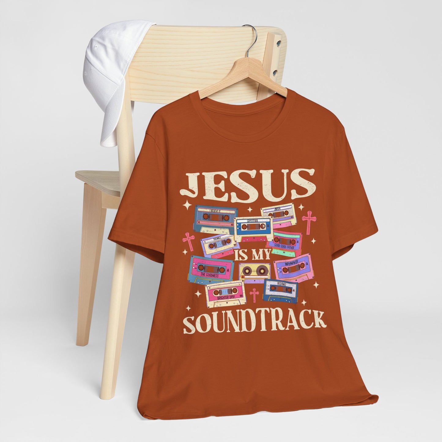 Jesus Is My Soundtrack Shirt – Christian Worship Music Faith Tee for Believers
