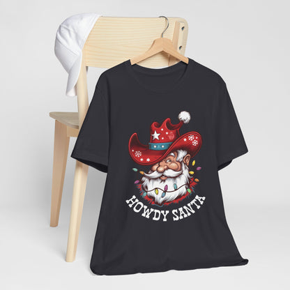 Howdy Santa Shirt – Funny Cowboy Western Christmas Holiday Costume Tee