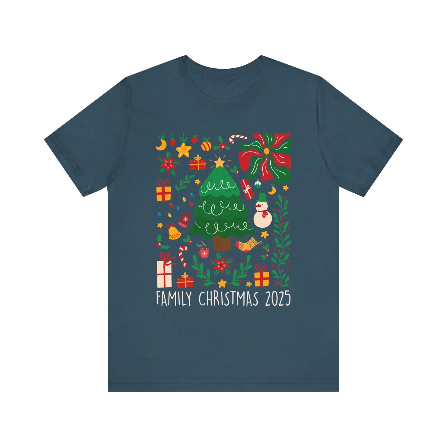 Family Christmas 2025 Shirt – Vintage Boho Holiday Family Group Shirt