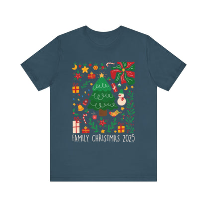 Family Christmas 2025 Shirt – Vintage Boho Holiday Family Group Shirt