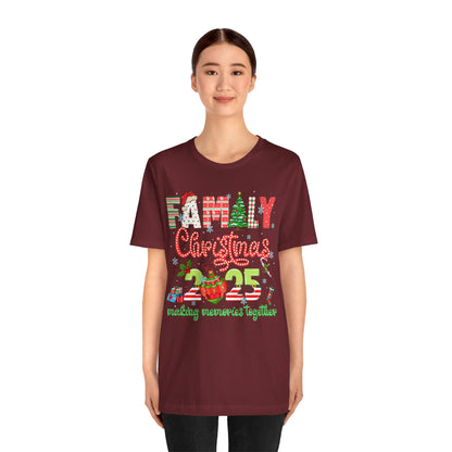 Family Christmas 2025 Matching Shirt – Festive Holiday Lights Ornament Tee