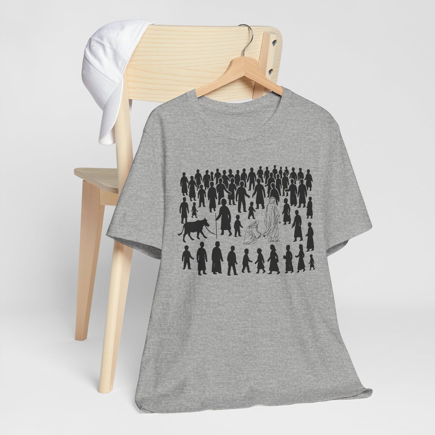 Jesus Pulling You from the Crowd Shirt – Christian Rescues Men Women Tee