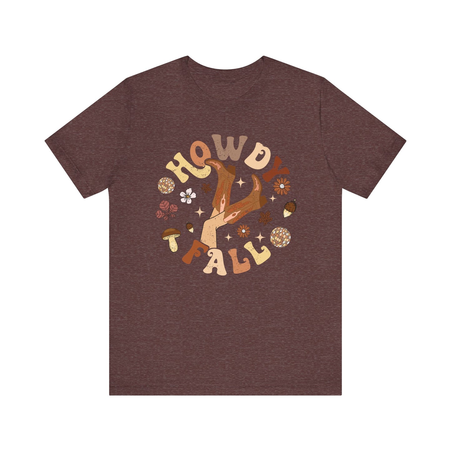 Retro Groovy Howdy Fall Shirt – Western Cowgirl Thanksgiving Rodeo Tee