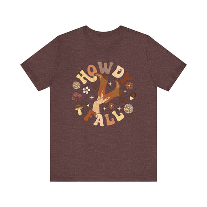 Retro Groovy Howdy Fall Shirt – Western Cowgirl Thanksgiving Rodeo Tee