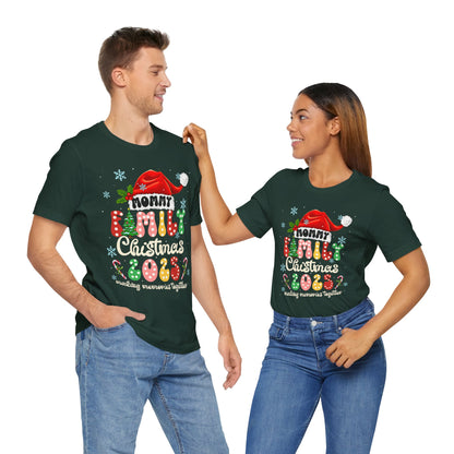 Mommy Family Christmas 2025 Shirt – Cute Matching Polka Dot Holiday Tee