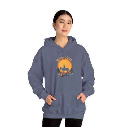 Texas Squad Cowboy Hoodie – Riding Horse Howdy Western Rodeo Pullover