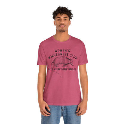 Women’s Wilderness Club Shirt – Dillas Before Dudes Western Armadillo Tee