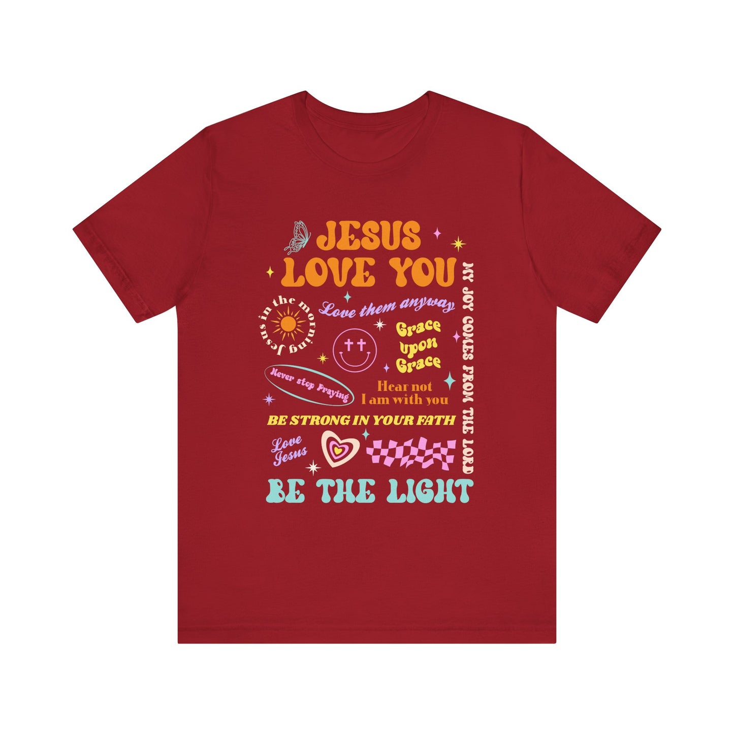 Jesus Loves You Shirt – Groovy Retro Christian Faith Encouragement Bible Tee