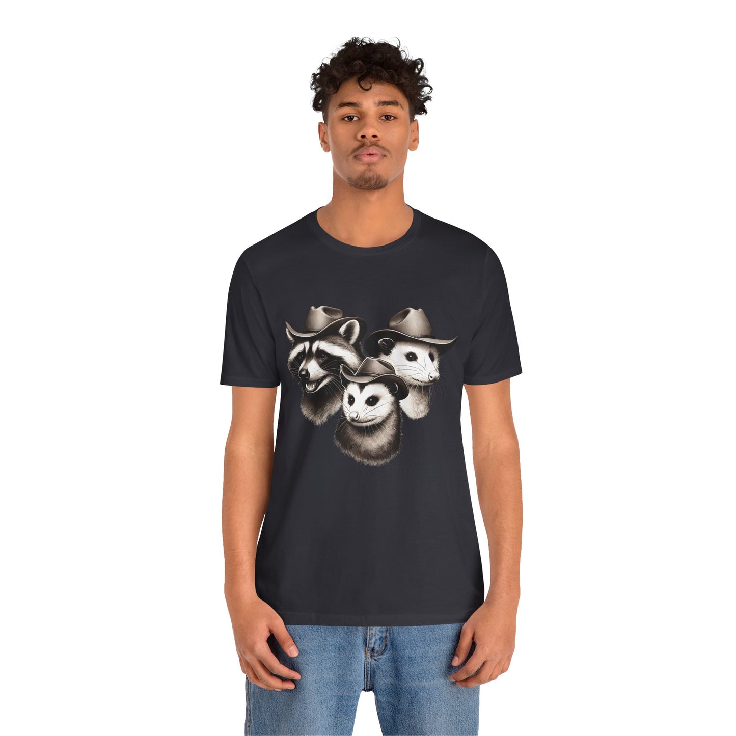 Cowboy Trash Trio Shirt – Opossum Raccoon Western Rodeo Funny Tee