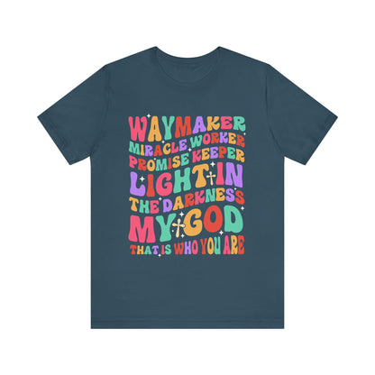 Waymaker Miracle Worker Shirt – Christian Worship My God Faith Tee