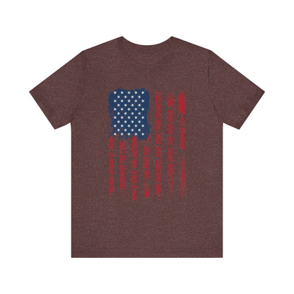 Legacy Dads Shirt – USA Flag Nehemiah 4:14 Christian Men’s Faith Tee