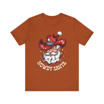 Howdy Santa Shirt – Funny Cowboy Western Christmas Holiday Costume Tee
