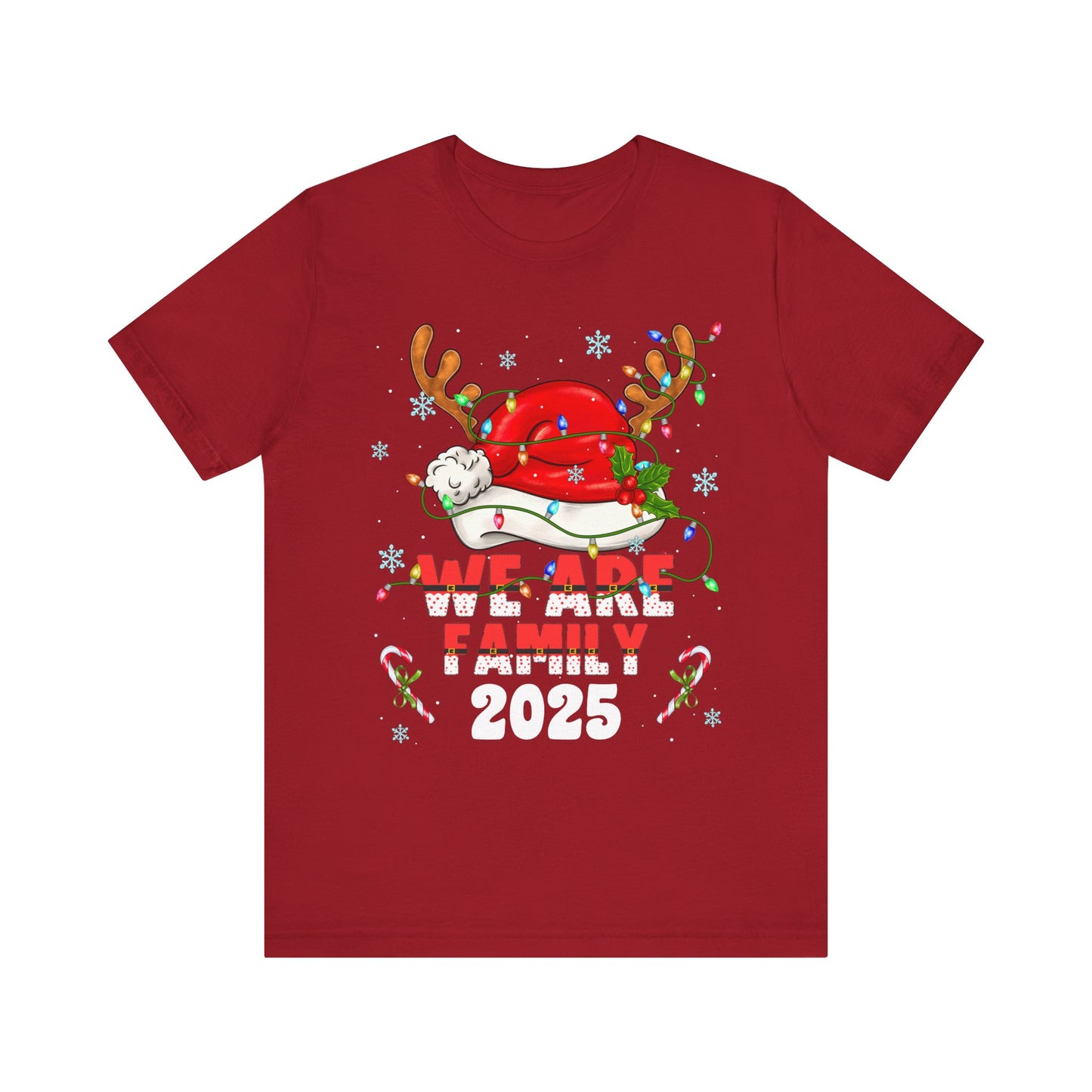 We Are Family 2025 Shirt – Matching Christmas Tree Santa Holiday Pajama Tee