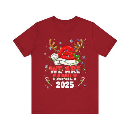 We Are Family 2025 Shirt – Matching Christmas Tree Santa Holiday Pajama Tee