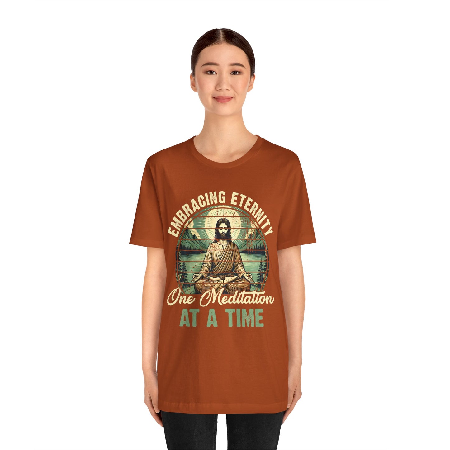 Embracing Eternity Shirt – Christian Yoga Jesus God Faith & Mindfulness Tee