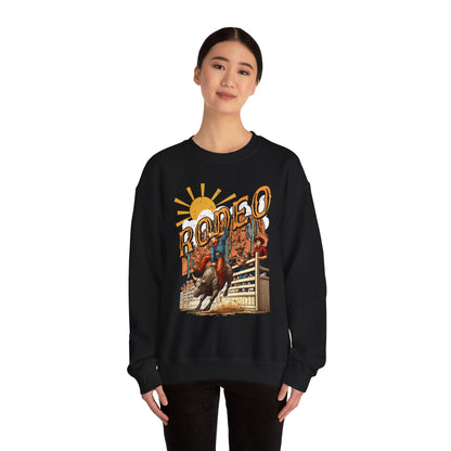 Rodeo Bull Rider Sweatshirt – Western Howdy Ranch Cowboys Bull Riding Pullover