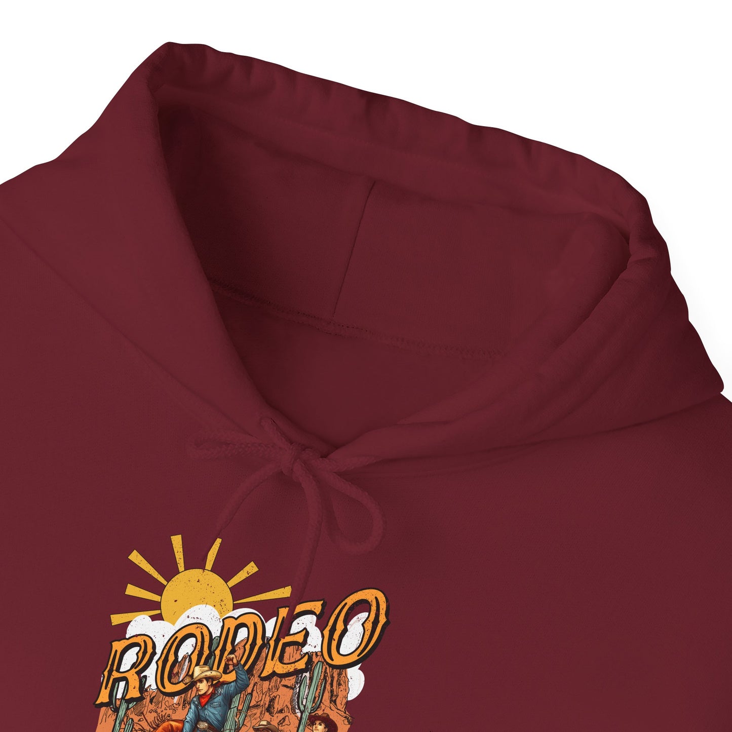 Rodeo Bull Rider Hoodie – Western Howdy Ranch Cowboys Bull Riding Pullover