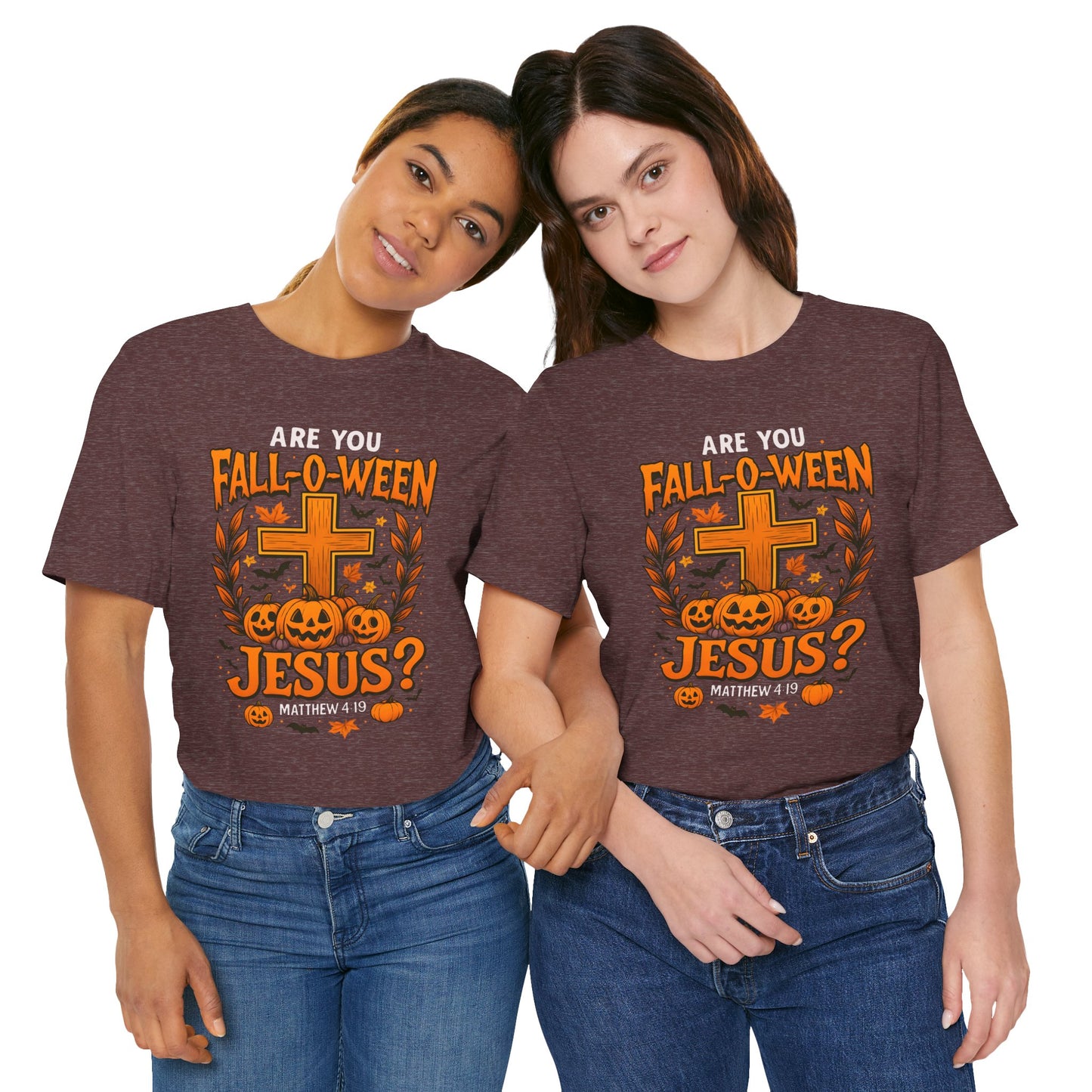 Are You Fall O Ween Shirt – Jesus Christian Pumpkin Cross Halloween Tee