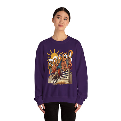 Rodeo Bull Rider Sweatshirt – Western Howdy Ranch Cowboys Bull Riding Pullover