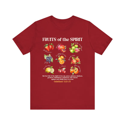 Fruits of the Spirit Shirt – Galatians 5:22-23 Christian Bible Verse Tee