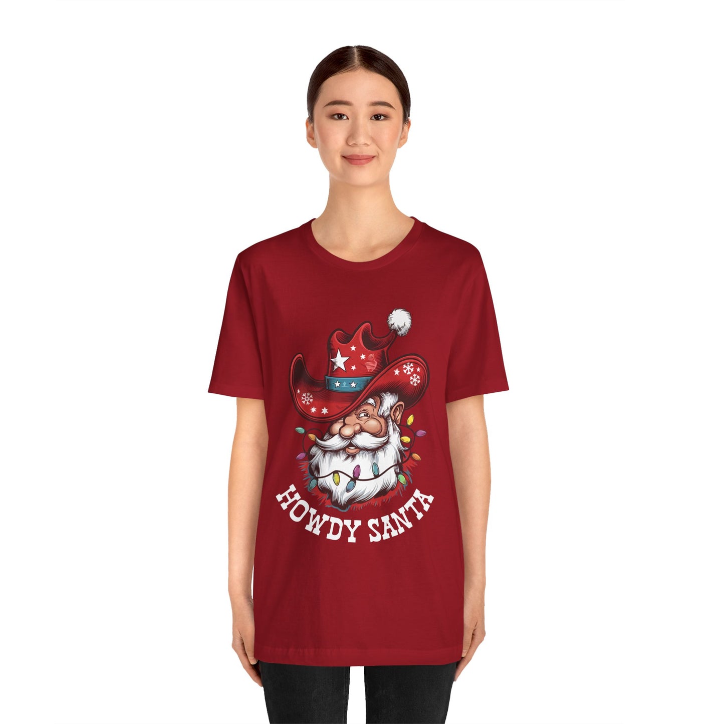 Howdy Santa Shirt – Funny Cowboy Western Christmas Holiday Costume Tee