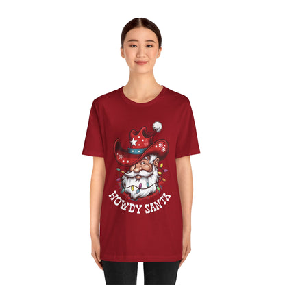 Howdy Santa Shirt – Funny Cowboy Western Christmas Holiday Costume Tee