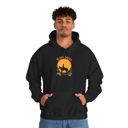 Texas Squad Cowboy Hoodie – Riding Horse Howdy Western Rodeo Pullover