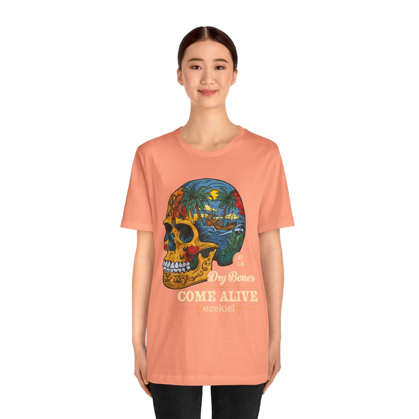 Dry Bones Come Alive Shirt – Christian Skull Ezekiel 37 Faith Graphic Tee