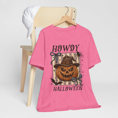 Howdy Halloween Shirt – Cute Coquette Pumpkin Western Fall Tee