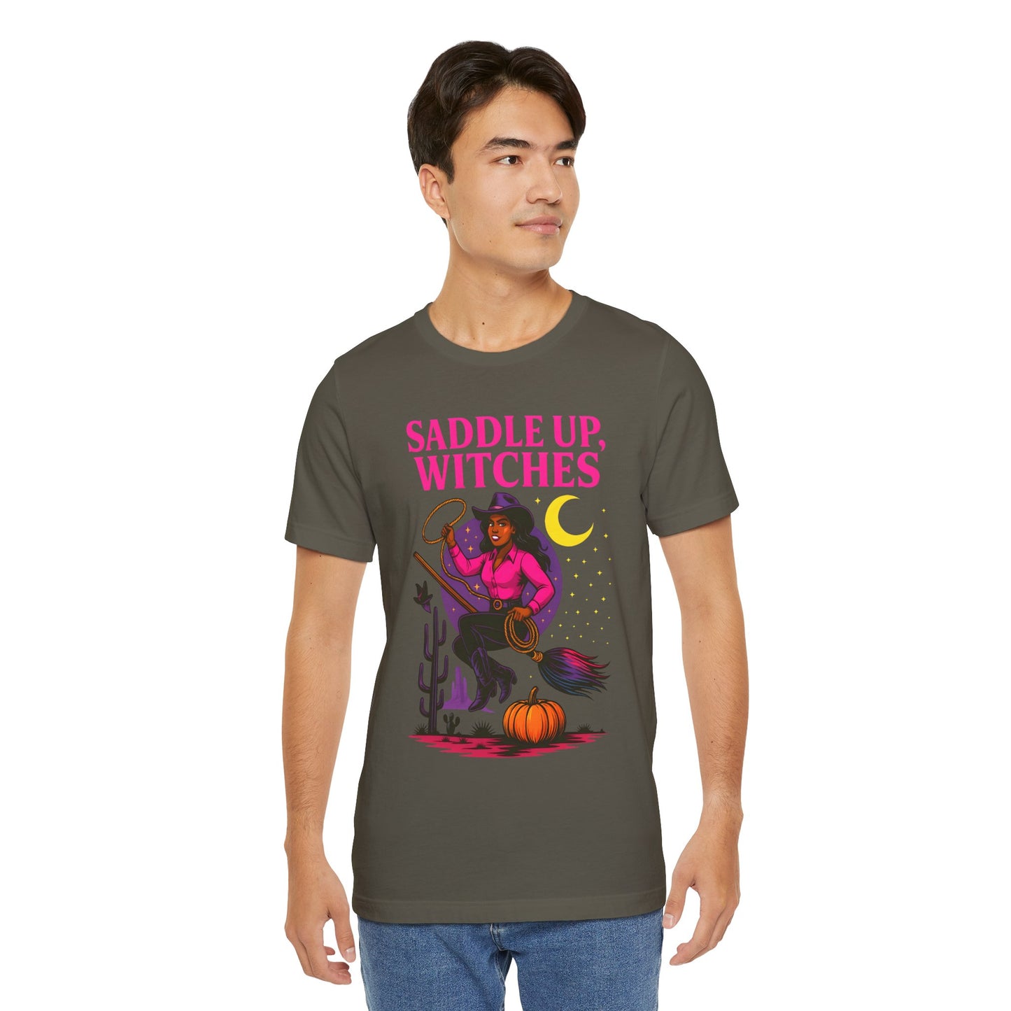 Saddle Up Witches Shirt – Black Cowgirl Western Halloween Tee