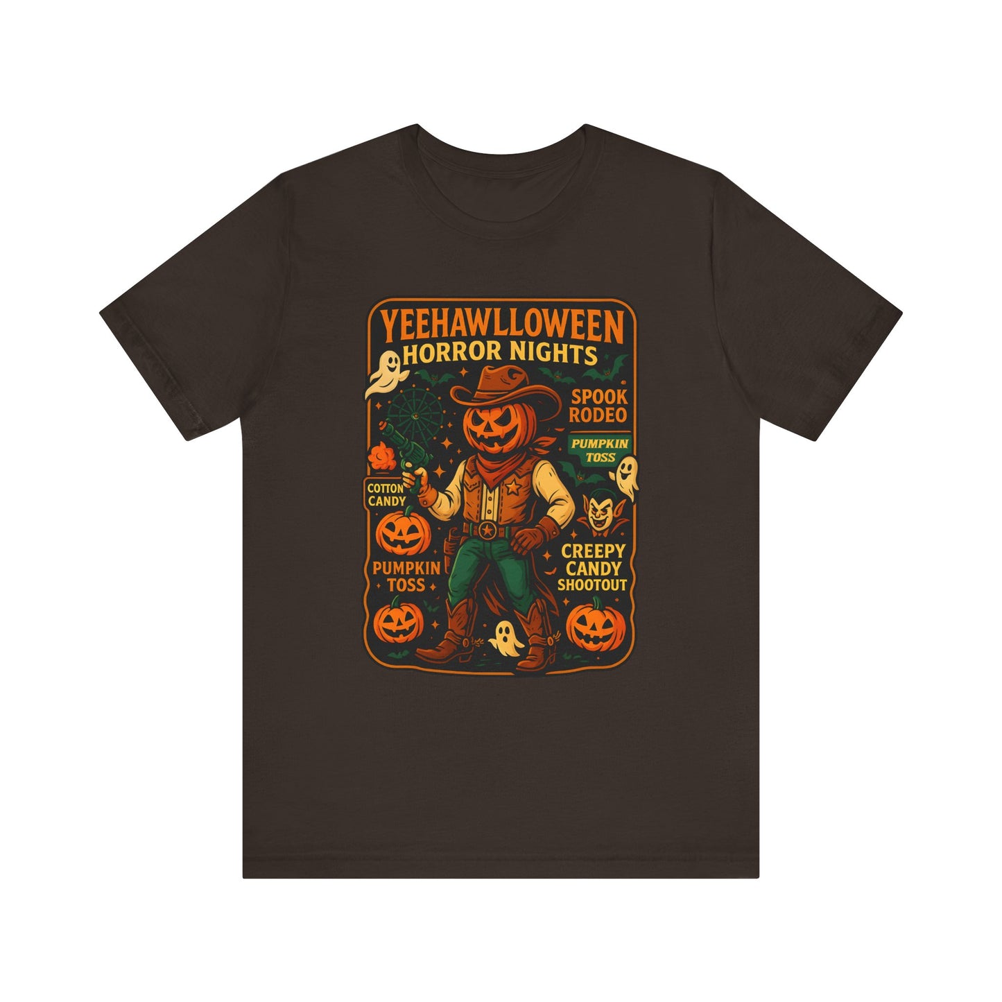 Yeehawlloween Shirt – Western Rodeo Halloween Carnival Cowgirl Cowboy Tee