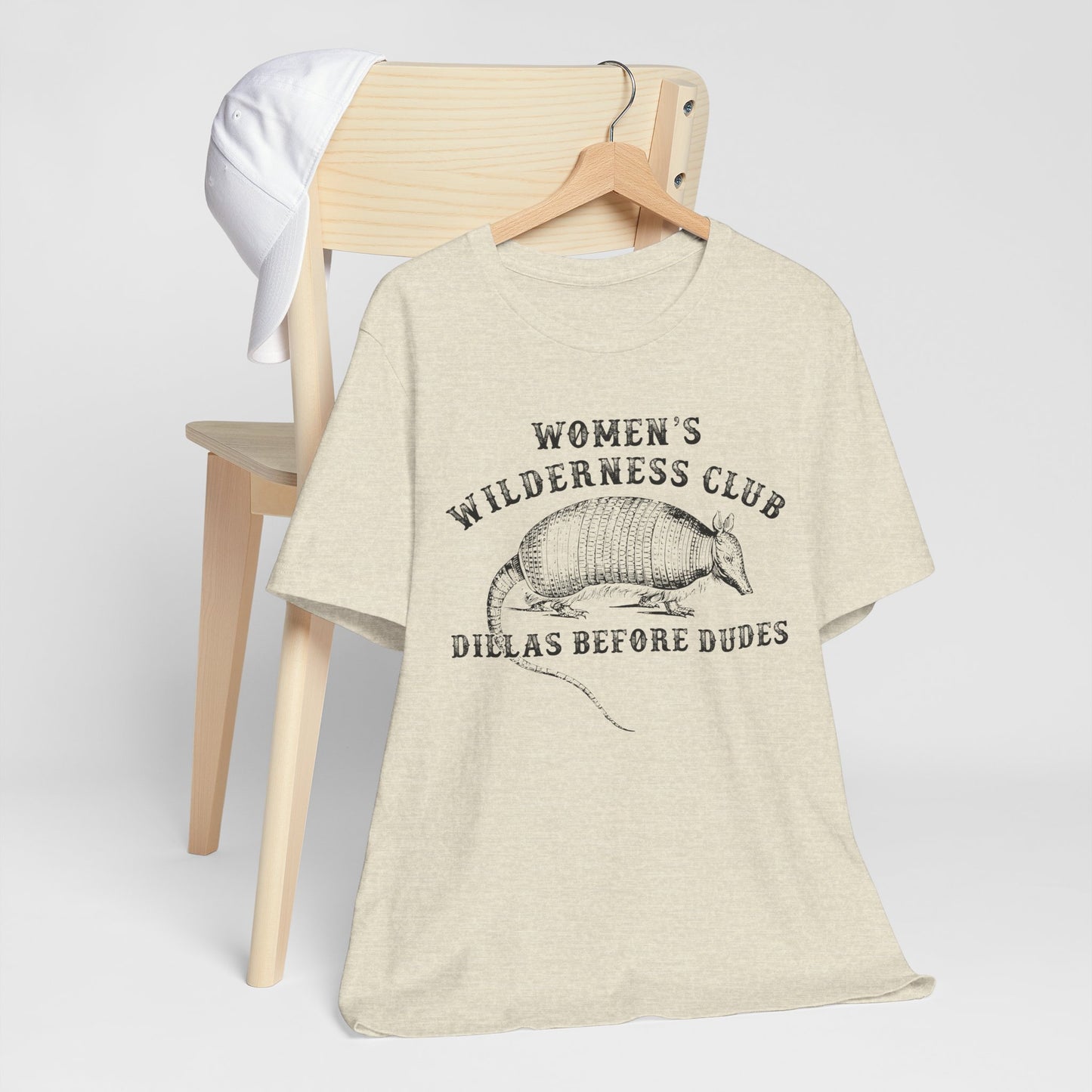 Women’s Wilderness Club Shirt – Dillas Before Dudes Western Armadillo Tee