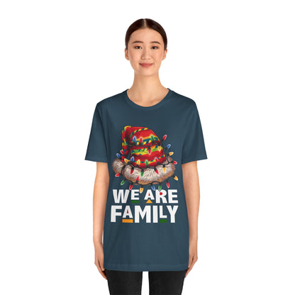 We Are Family Black Christmas Shirt – Afrocentric Matching Holiday Melanin Tee