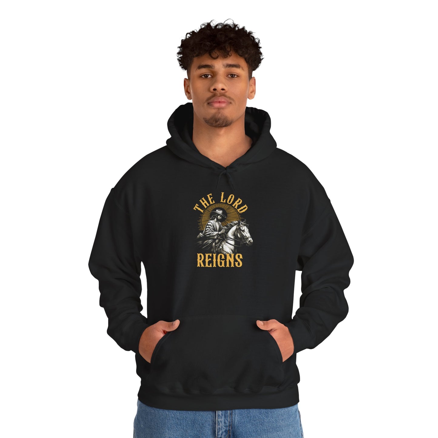Jesus The Lord Reigns Hoodie – Country Christian Western Rodeo Pullover