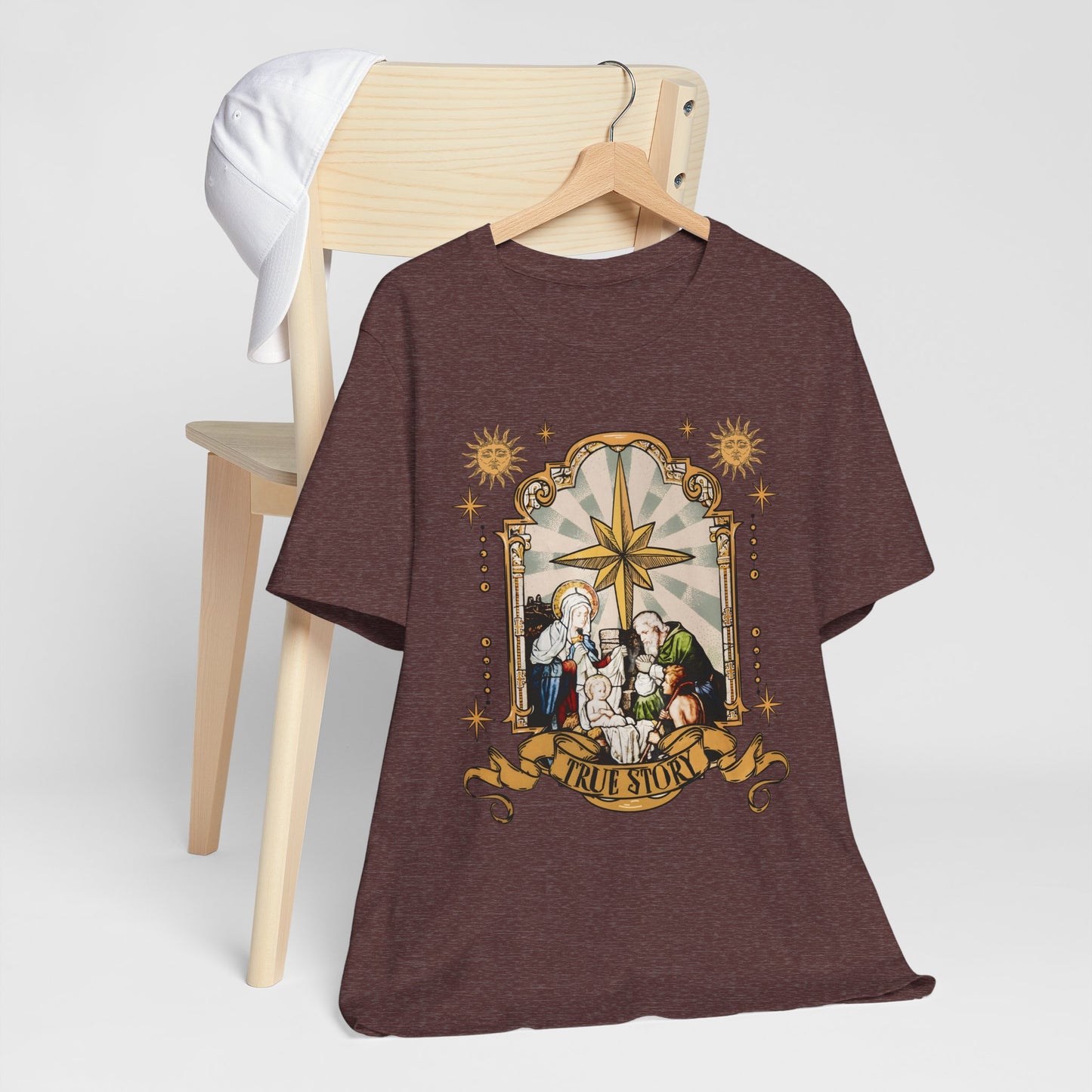 True Story Jesus Shirt – Christian Nativity Christmas Pajama Faith Tee