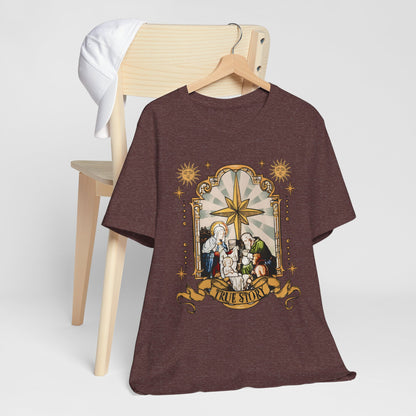 True Story Jesus Shirt – Christian Nativity Christmas Pajama Faith Tee