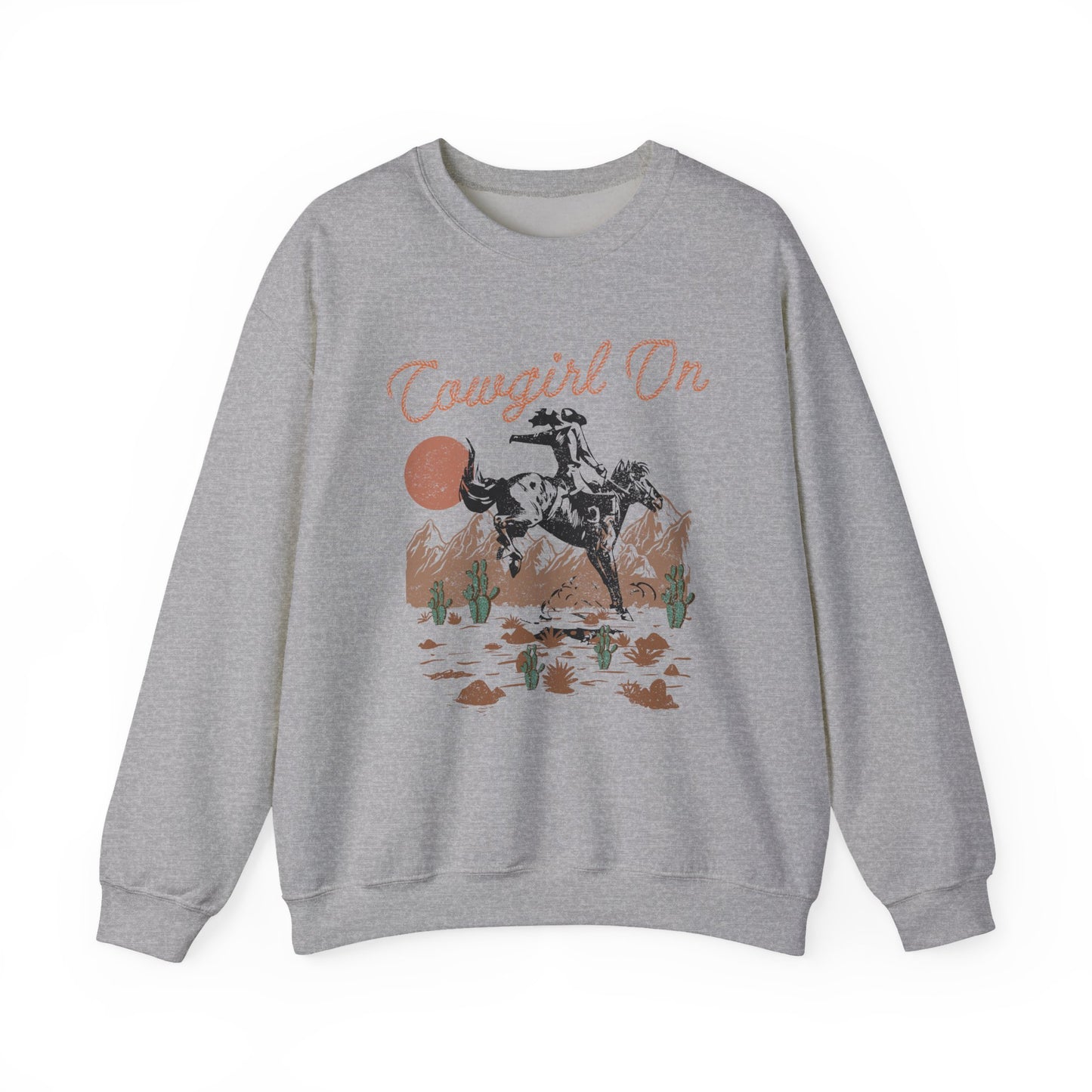Cowgirl Howdy Sweatshirt – Southern Western Country Rodeo Vintage Pullover