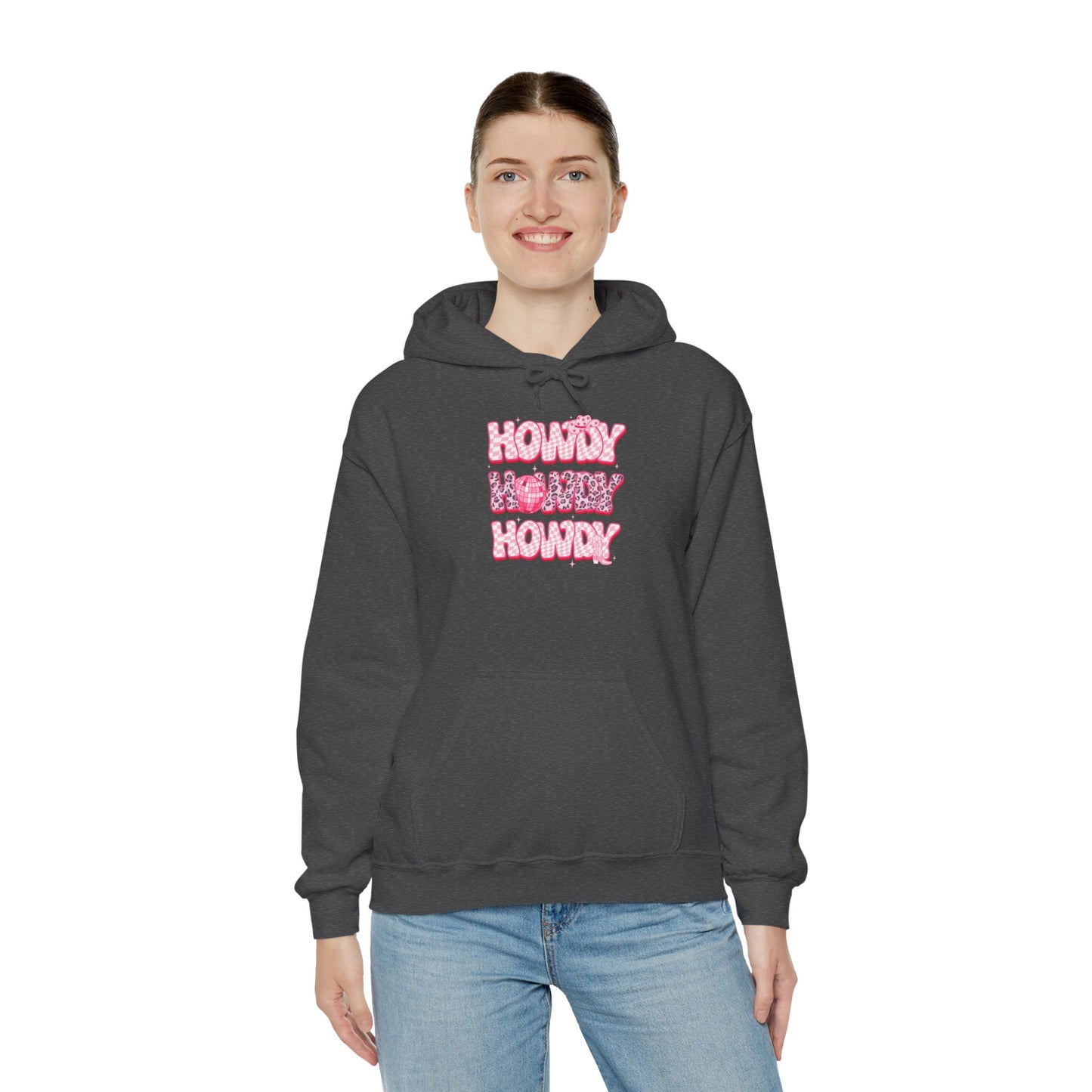 Disco Howdy Cowgirl Hoodie – Pink Leopard Western Rodeo Country Pullover