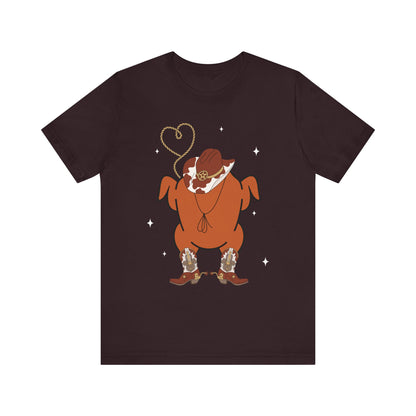 Western Cooked Turkey Shirt – Cowboy Cowgirl Rodeo Thanksgiving Tee