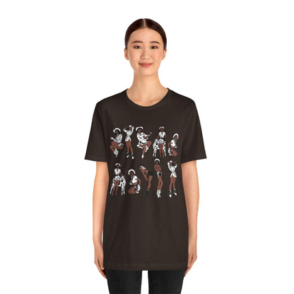 Howdy Pin Up Black Cowgirl Shirt – Western Rodeo Melanin Texas Tee