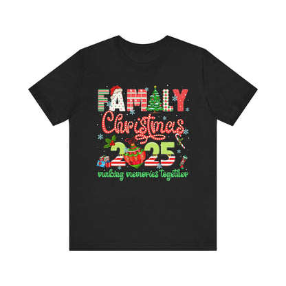 Family Christmas 2025 Matching Shirt – Festive Holiday Lights Ornament Tee