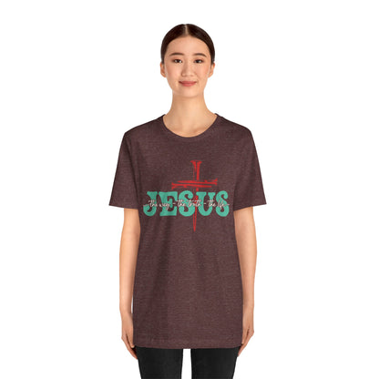 The Way The Truth The Life Shirt – Christian John 14:6 Cross Nails Scripture Tee