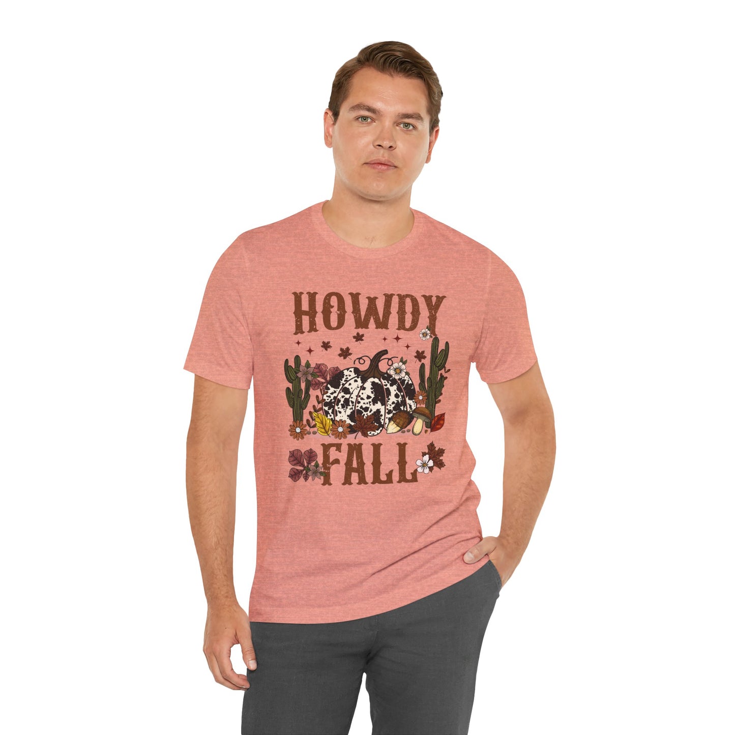 Retro Howdy Fall Shirt – Western Cowboy Pumpkin Country Thanksgiving Tee