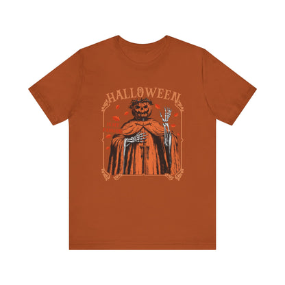 Halloween Is My Passion Jesus Cross Christian Jack O Lantern T-Shirt