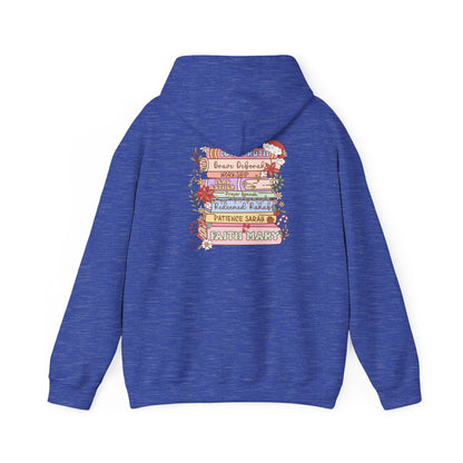 Christmas Bible Verse Hoodie – Christian Book Flowers Jesus Faith Pullover