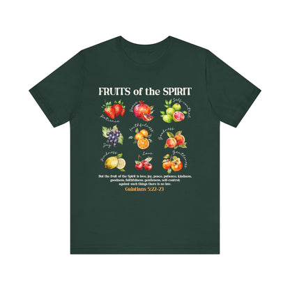 Fruits of the Spirit Shirt – Galatians 5:22-23 Christian Bible Verse Tee