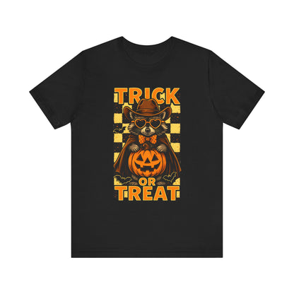 Trick or Treat Cowboy Raccoon Shirt – Cute Western Pumpkin Halloween Tee