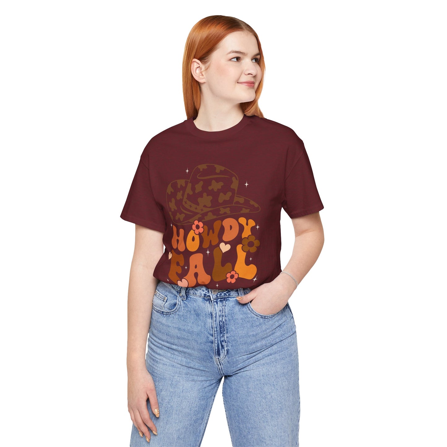 Retro Groovy Howdy Fall Shirt – Western Cowboy Pumpkin Thanksgiving Tee